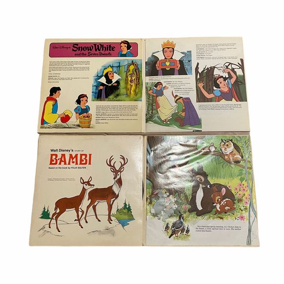 Vtg Walt Disney LP Records and Storybook - Picture 3 of 4